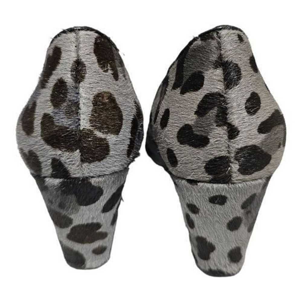 COLE HAAN The Go To Calf Hair Animal Print Wedge … - image 4