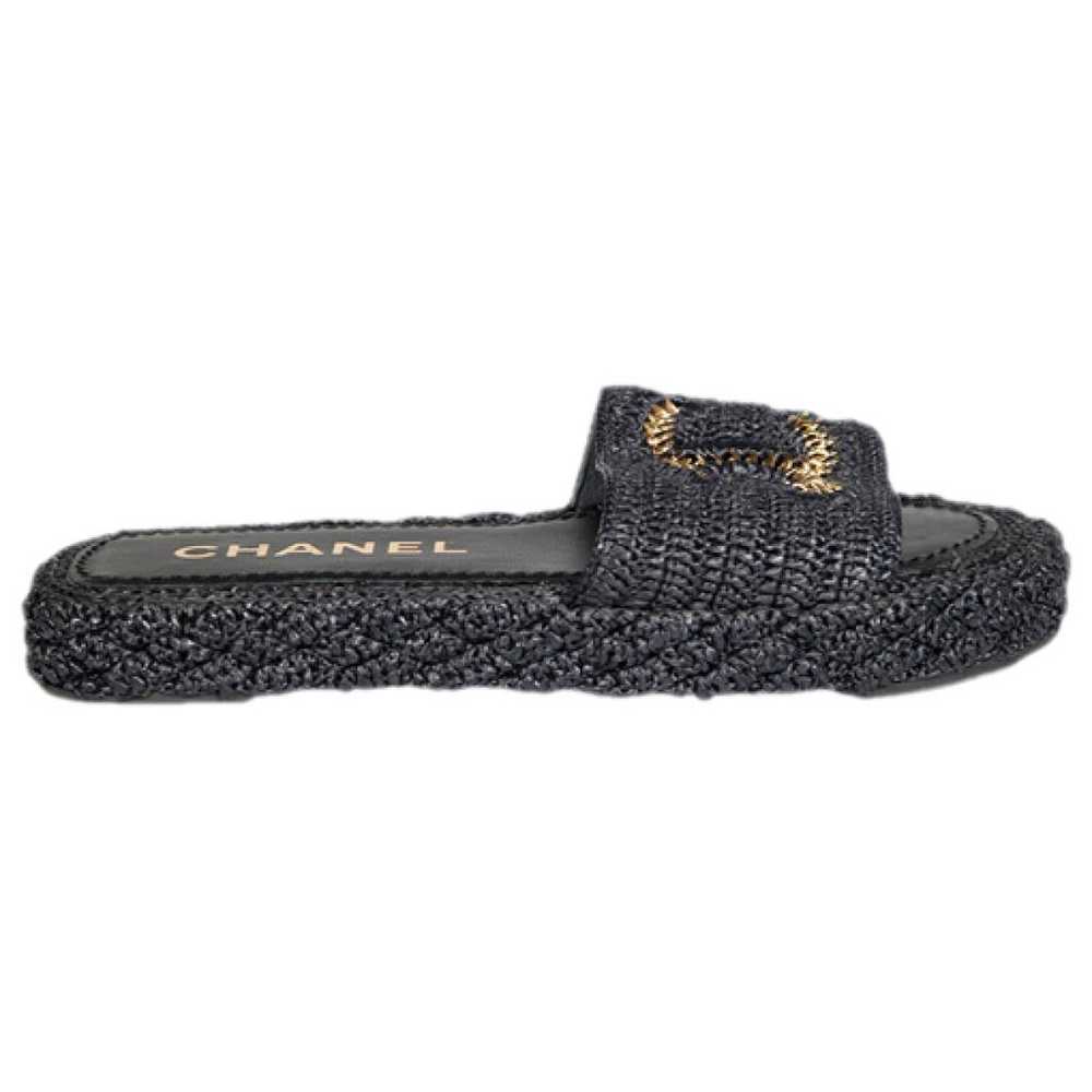 Chanel Tweed sandal - image 1