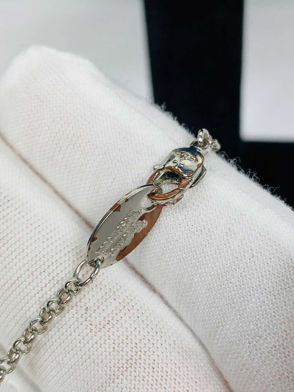 Vivienne Westwood Diamante Heart Orb Bracelet - image 4