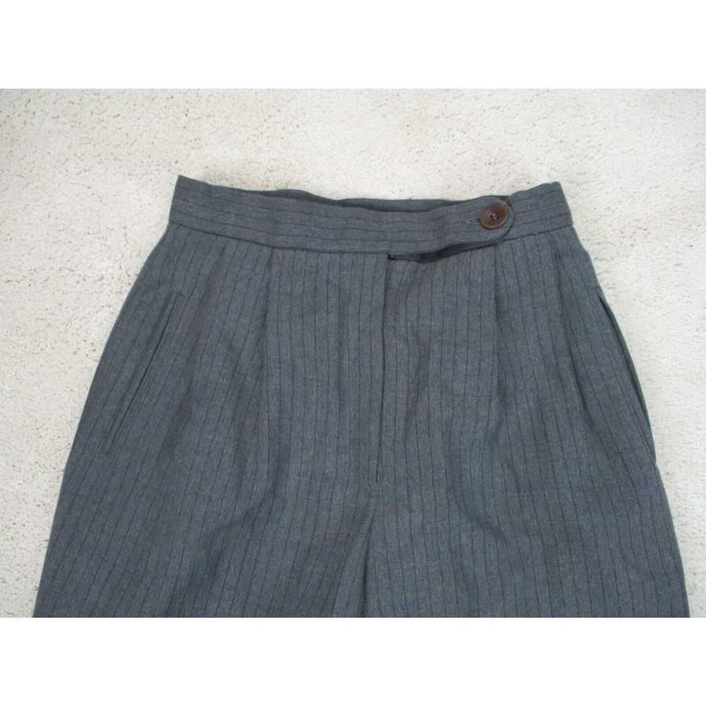 Vintage Tahari Pants Womens 6 Gray Chino Slacks O… - image 3