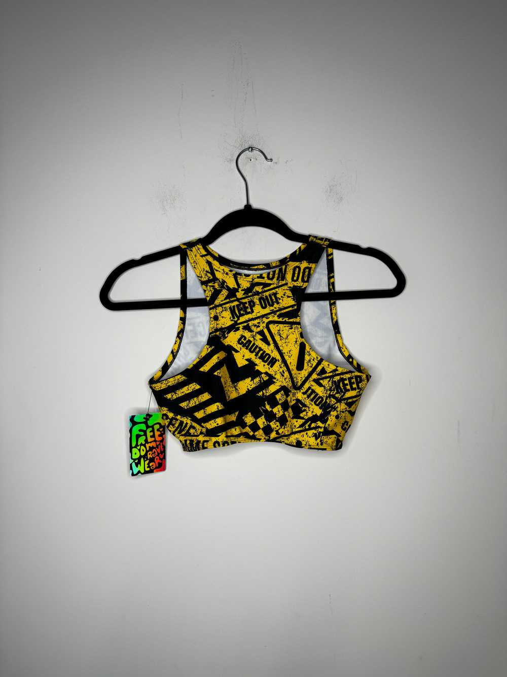 Freedom Rave Wear Caution Teaser Top - image 4