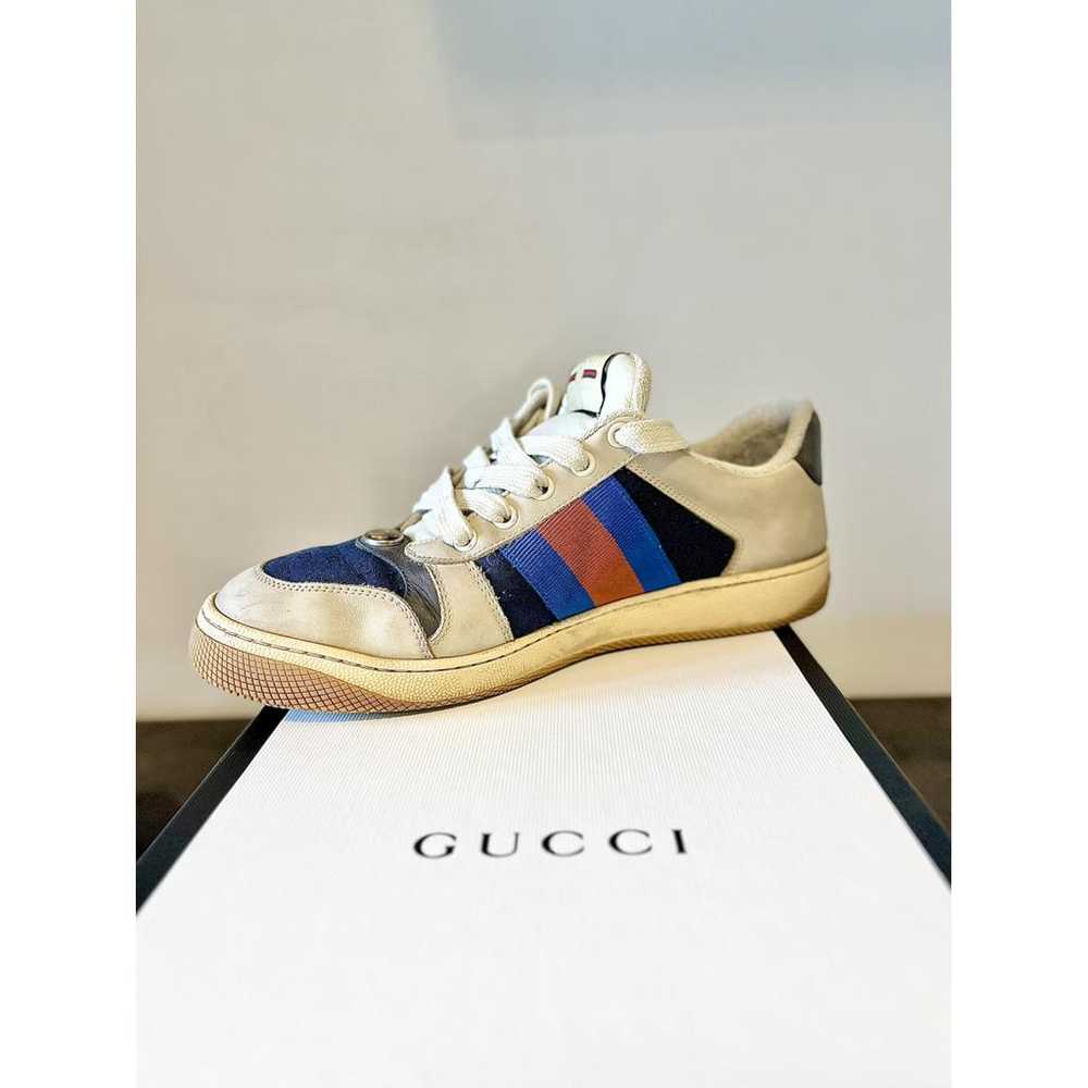 Gucci Screener leather low trainers - image 3