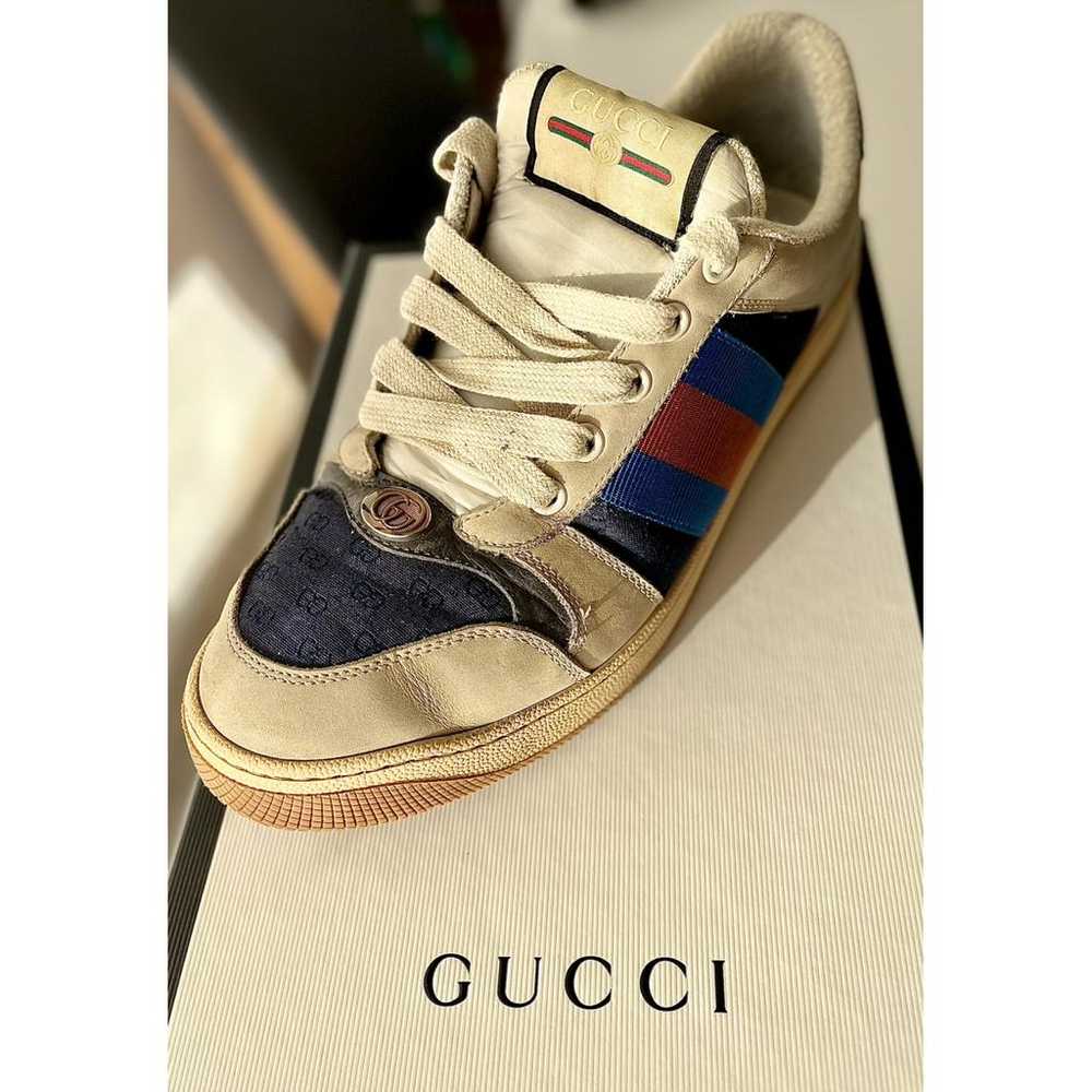 Gucci Screener leather low trainers - image 5