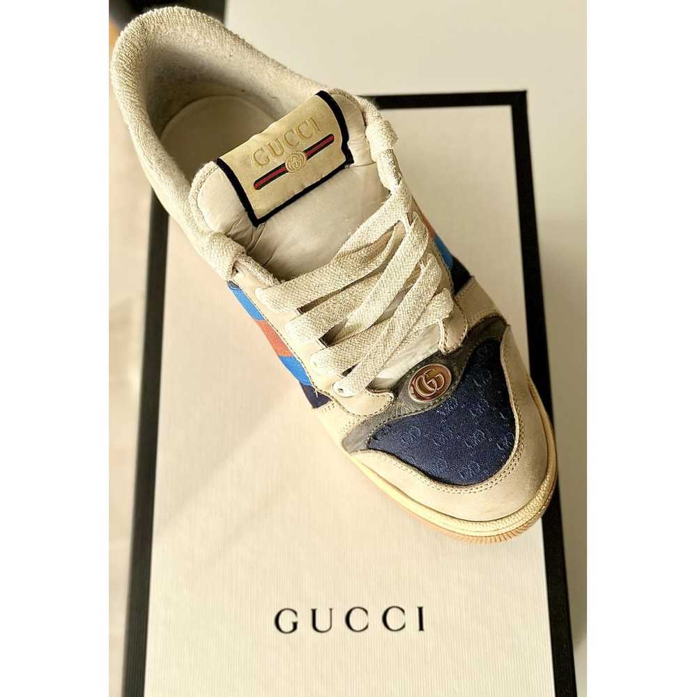Gucci Screener leather low trainers - image 6