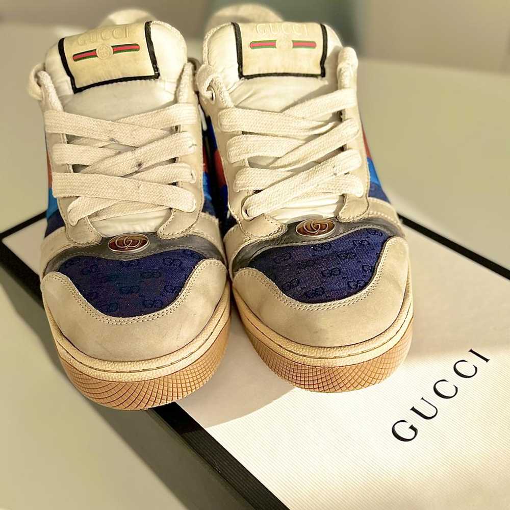 Gucci Screener leather low trainers - image 7