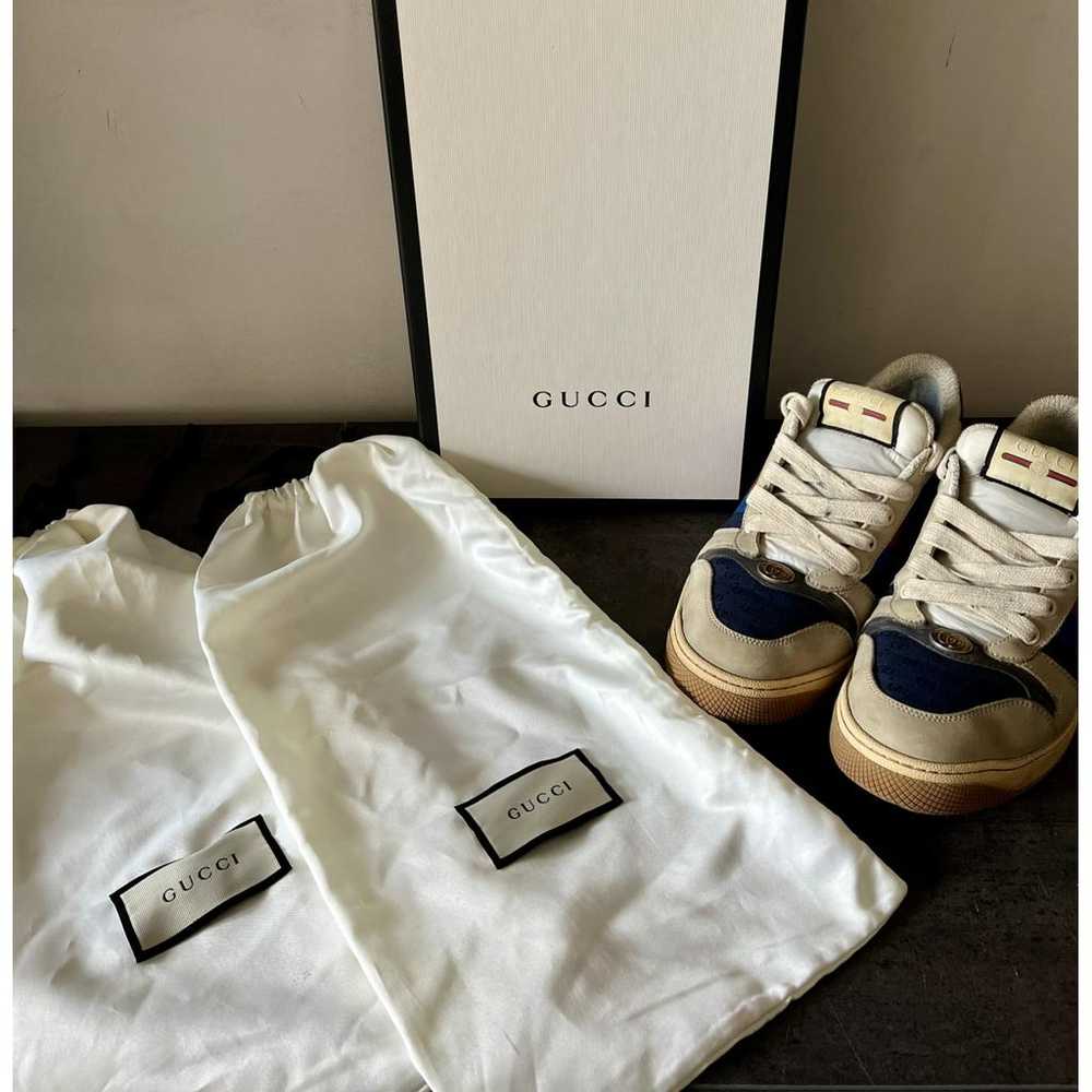Gucci Screener leather low trainers - image 8