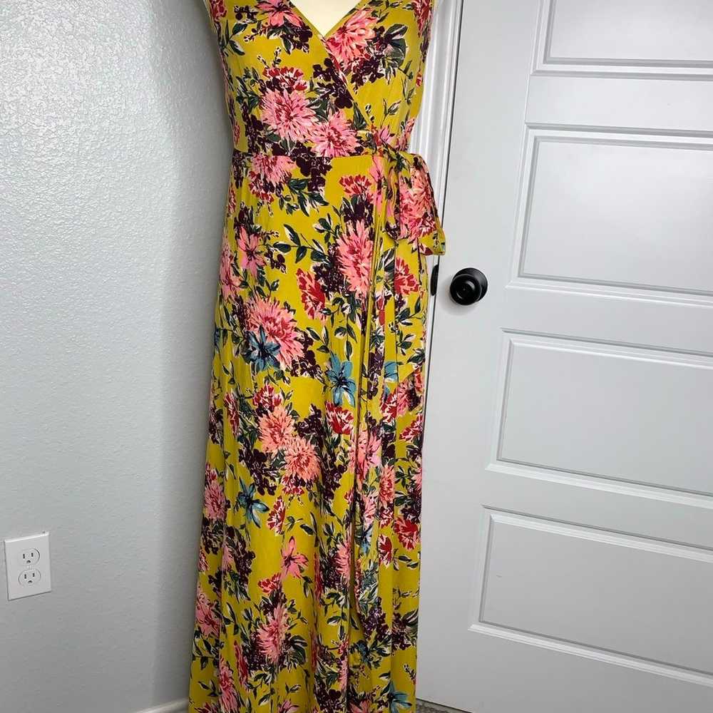 Women’s Band Of Gypsies Floral Wrap Dress Size S - image 2