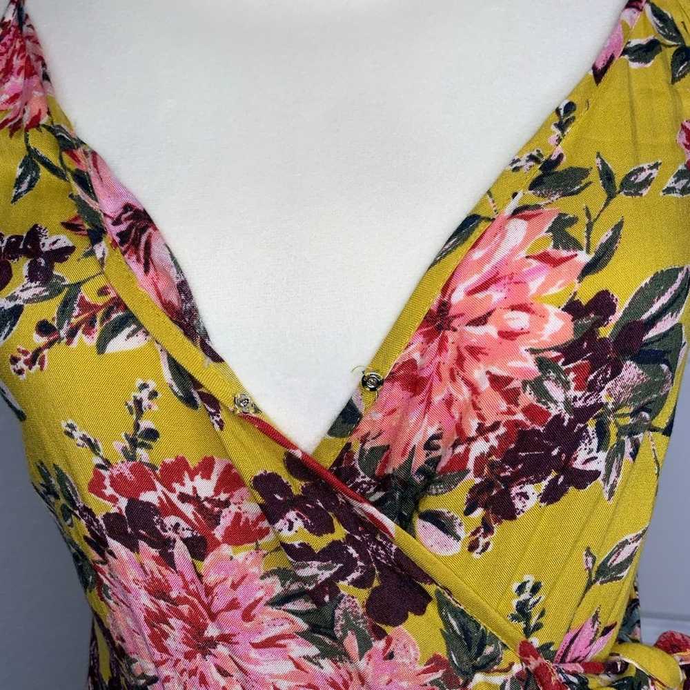 Women’s Band Of Gypsies Floral Wrap Dress Size S - image 5