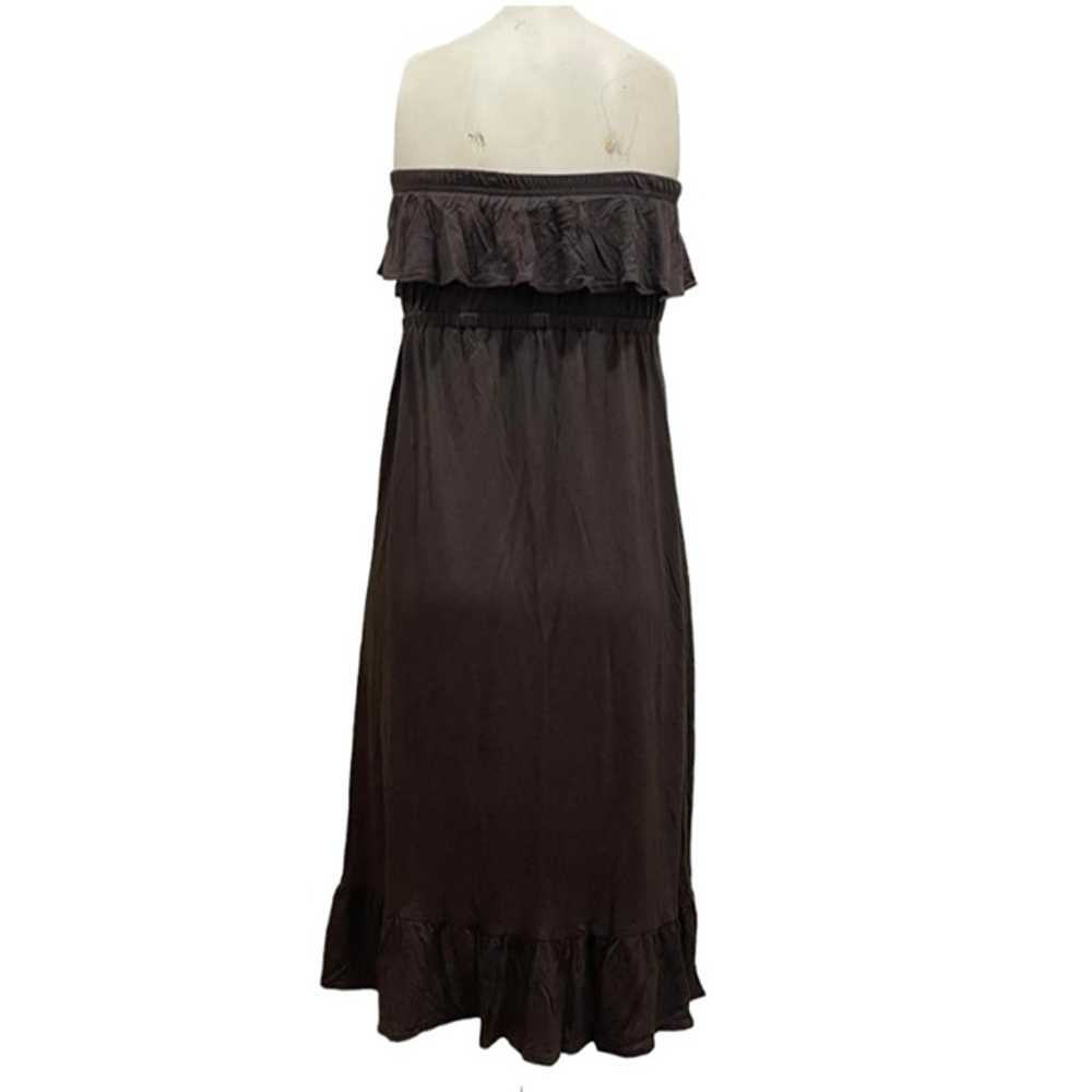 Old Navy Solid Brown Sleeveless Midi Dress For Wo… - image 3