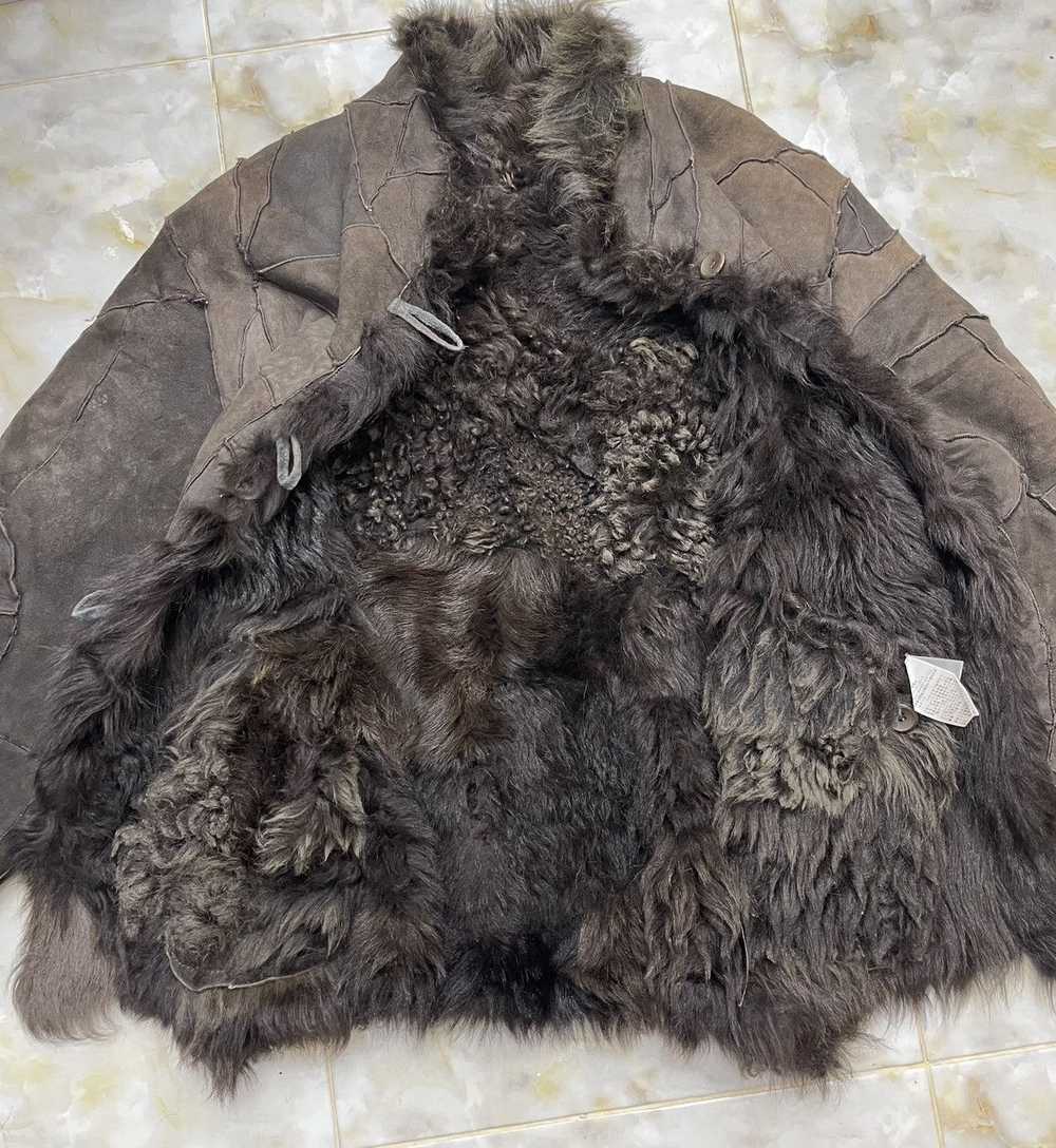 Sheepskin Coat × Vintage Vintage Real Sheepskin F… - image 11