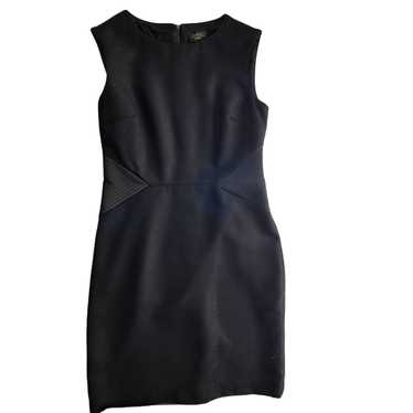 Elegant Tahari Black Dress with Textured Fabric -… - image 1