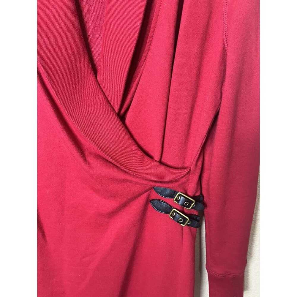 Lauren Ralph Lauren XL Red Side Synched 100% Cott… - image 5