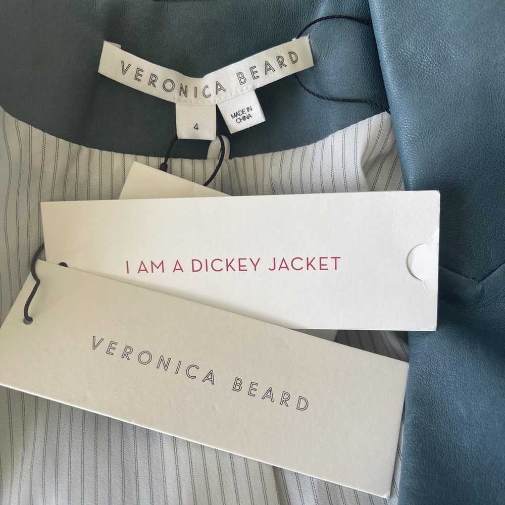 Veronica Beard Leather blazer - image 9