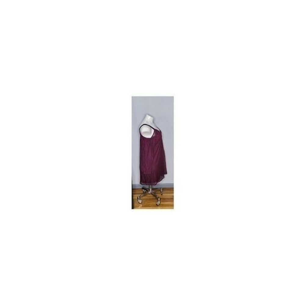 Xhilaration Burgundy Off the Shoulder Lace Dress … - image 2