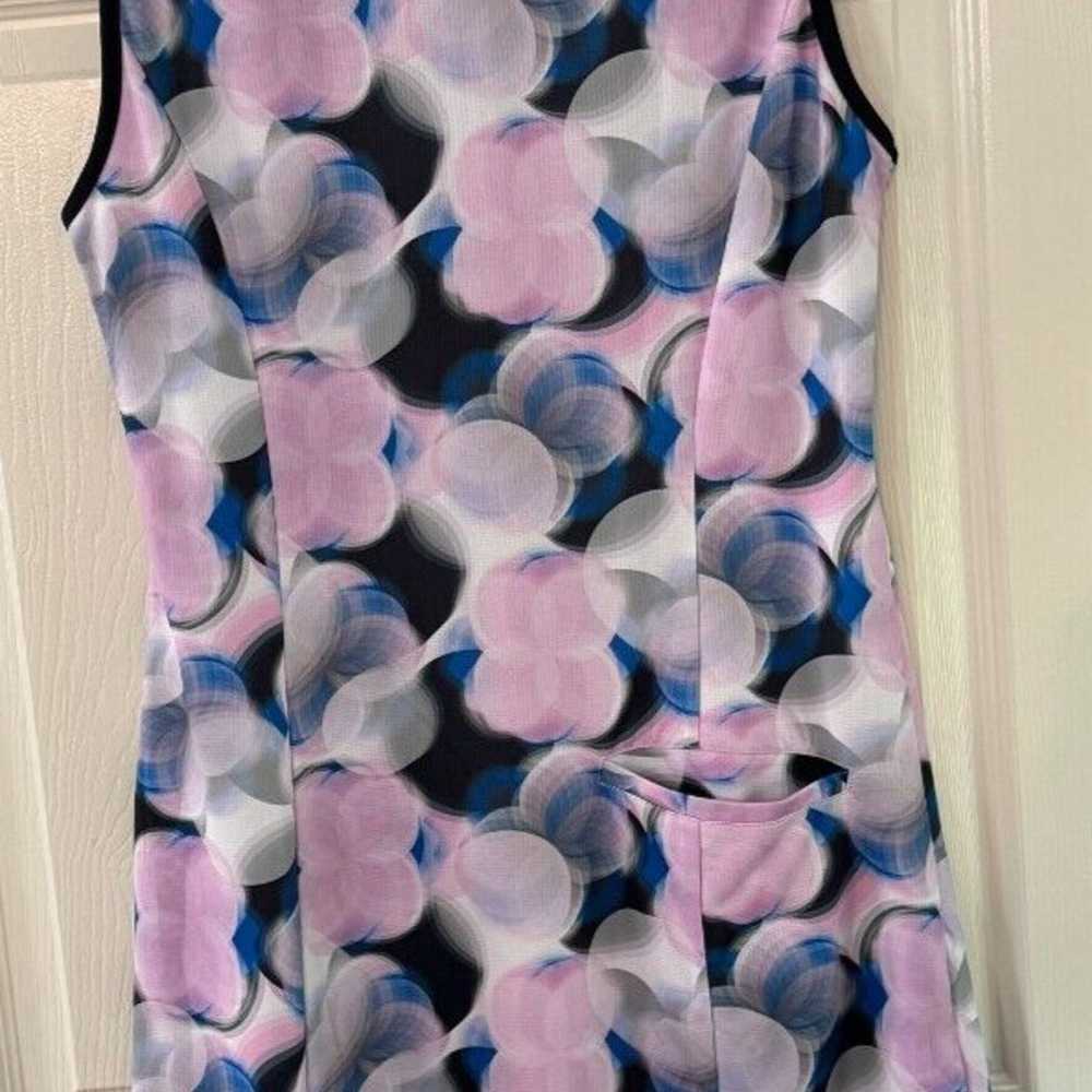 N'VO Mimosa Pink and Blue Sleeveless Golf Dress S… - image 4