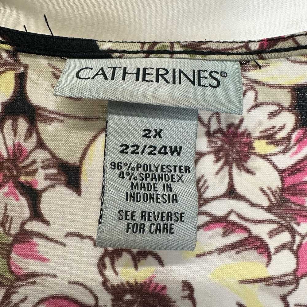 Catherine’s Plus Sz. 2X (22-24W) Midi Floral Shor… - image 8