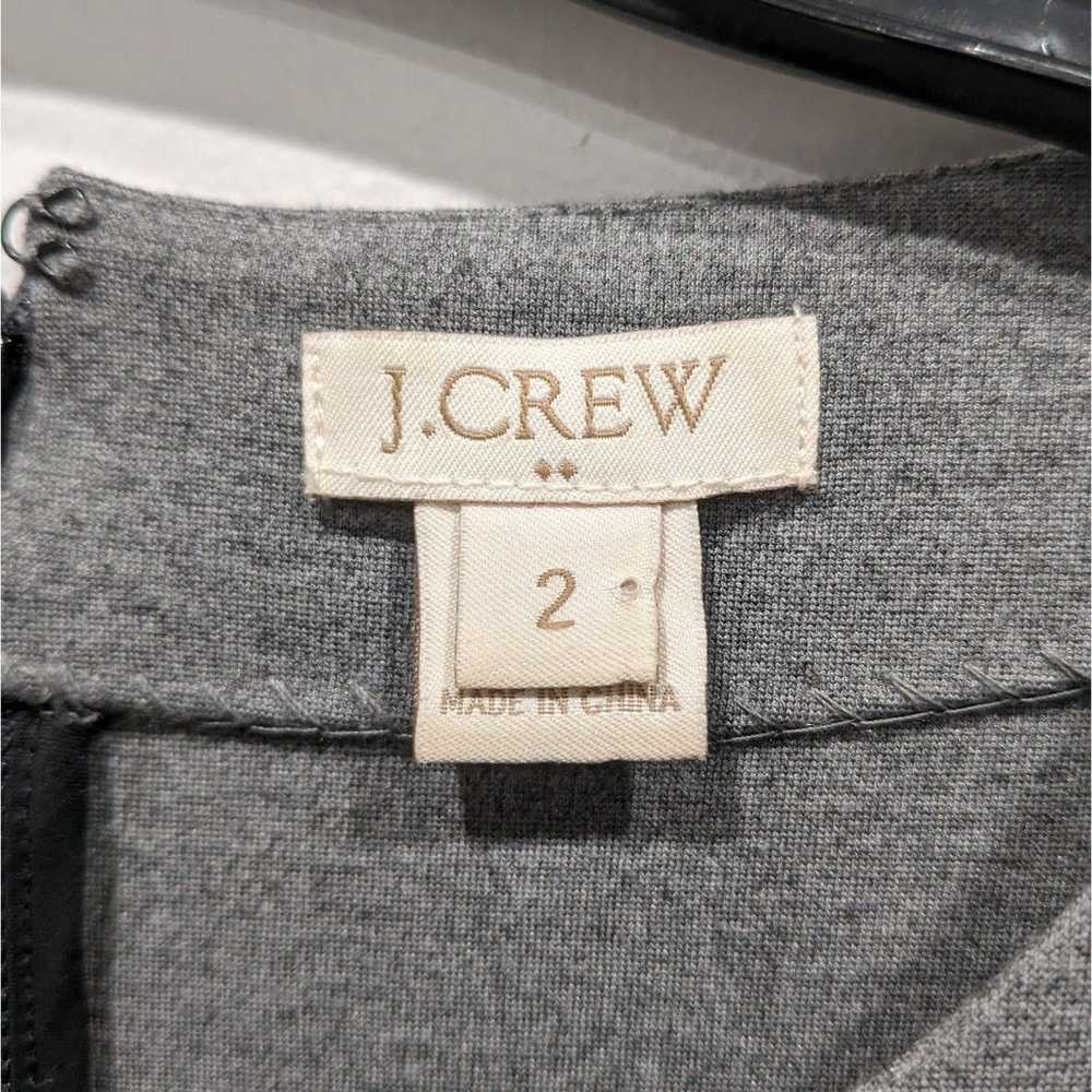 J. Crew Gray & Black Colorblock Ponte Jersey Knit… - image 12