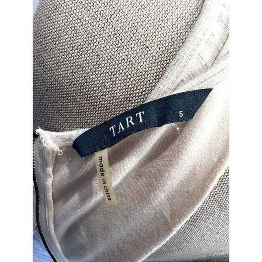 Tart Sleeveless Jersey Knit Dress in Ivory/Gray S… - image 4