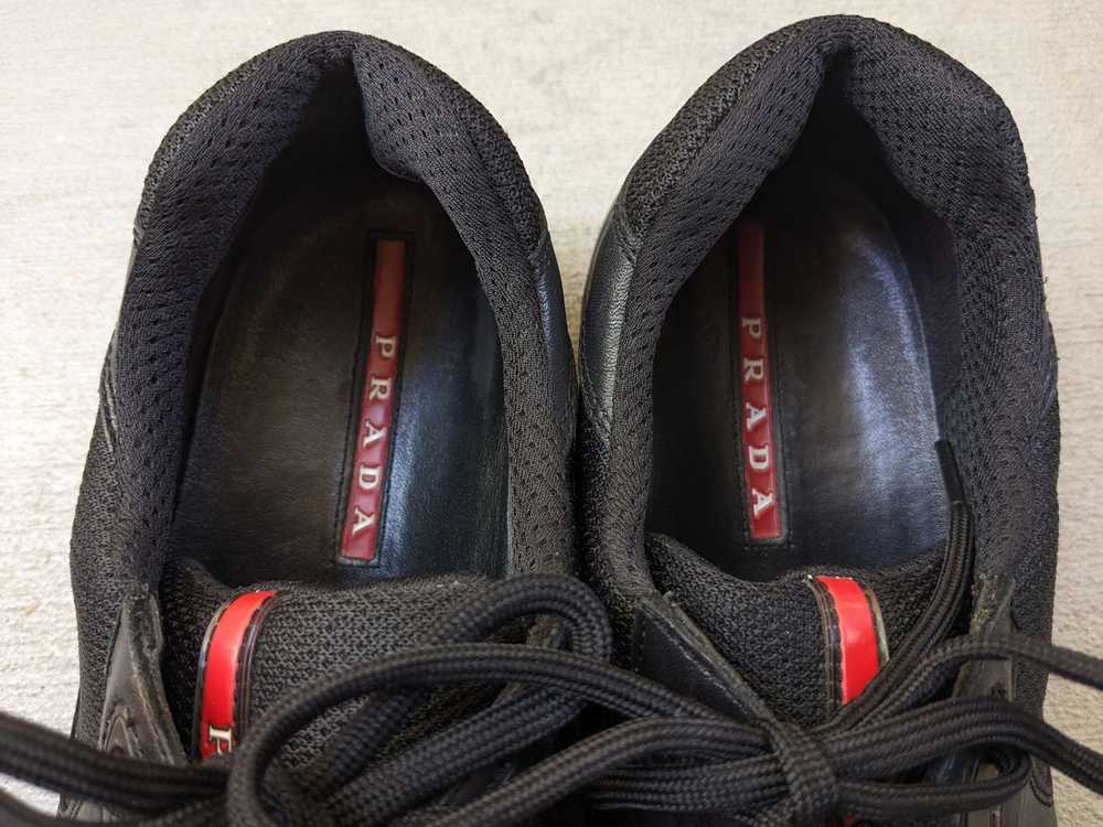 Prada Prada America's Cup Sneakers Black Red 12 L… - image 10