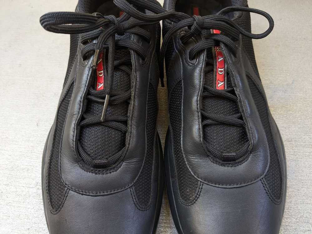 Prada Prada America's Cup Sneakers Black Red 12 L… - image 3