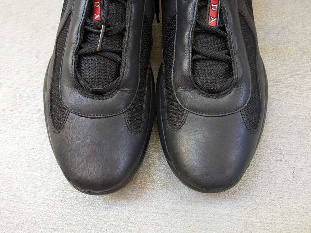 Prada Prada America's Cup Sneakers Black Red 12 L… - image 4
