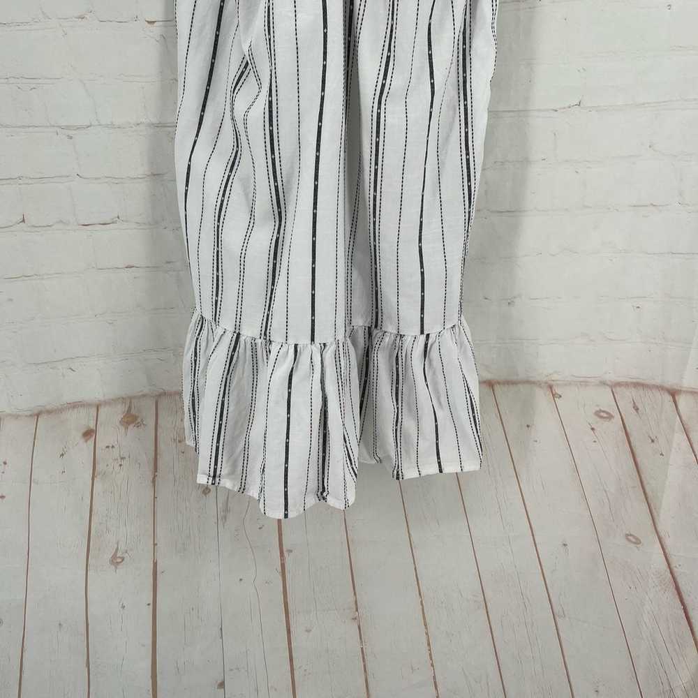 LOFT beach white striped dress 4 - image 5