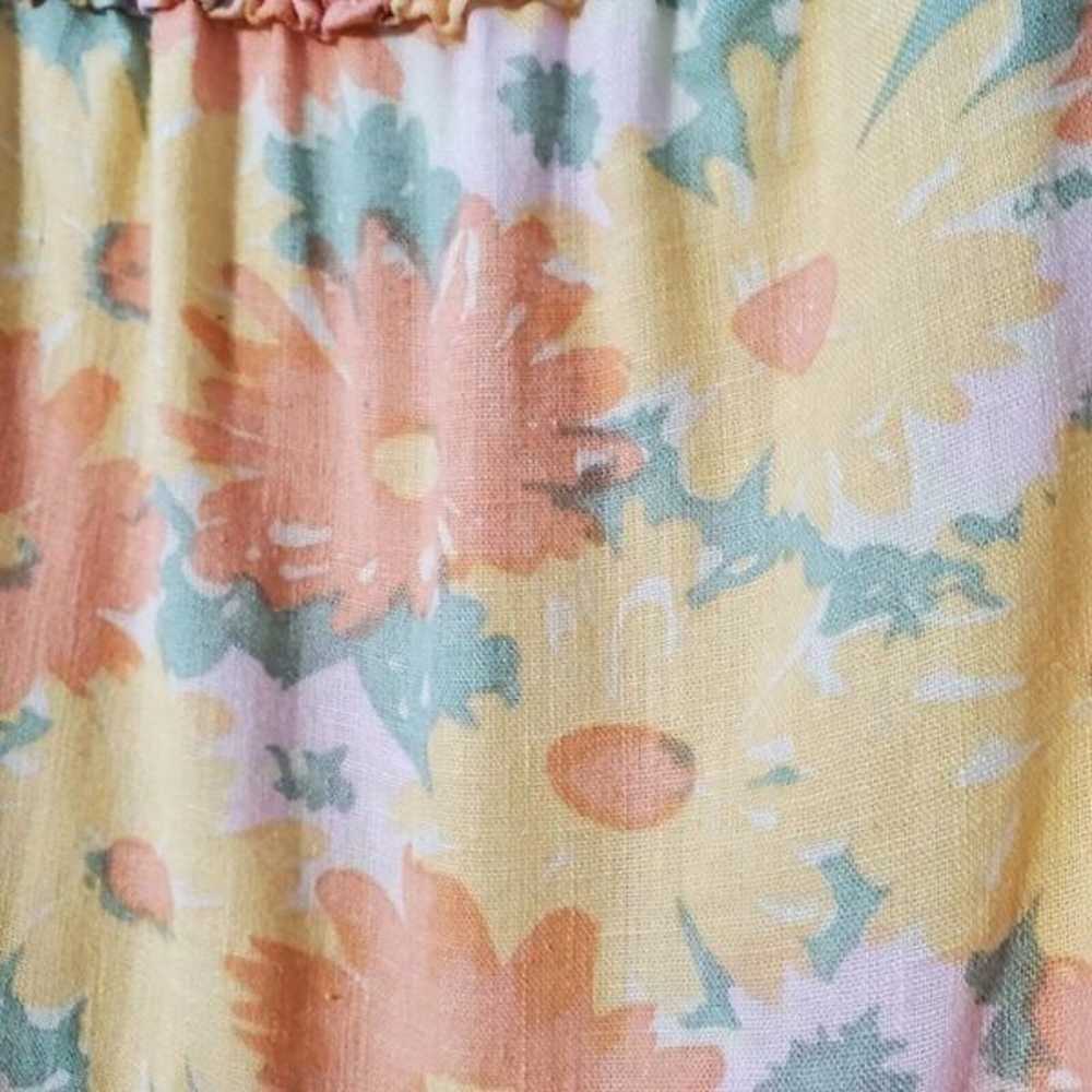 Rails Caralyn Daisy Meadow Dress Size M Floral Ti… - image 4