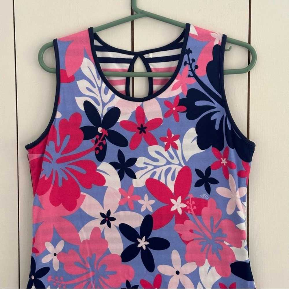 AnaClare Floral Print Reversible Sleeveless Dress… - image 5