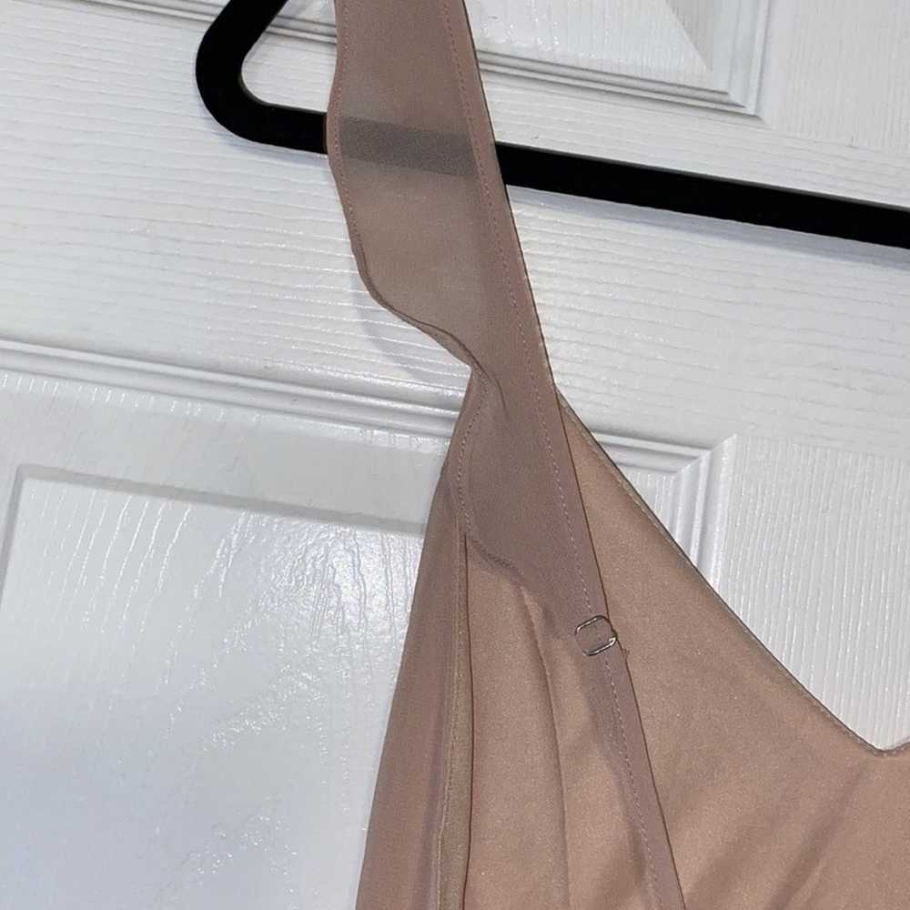 Lulus nude blush pink maxi dress size medium - image 5