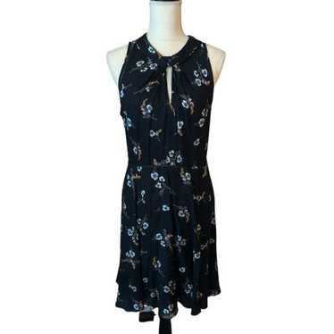 Rebecca Taylor 100% Silk Floral Sleeveless Dress -