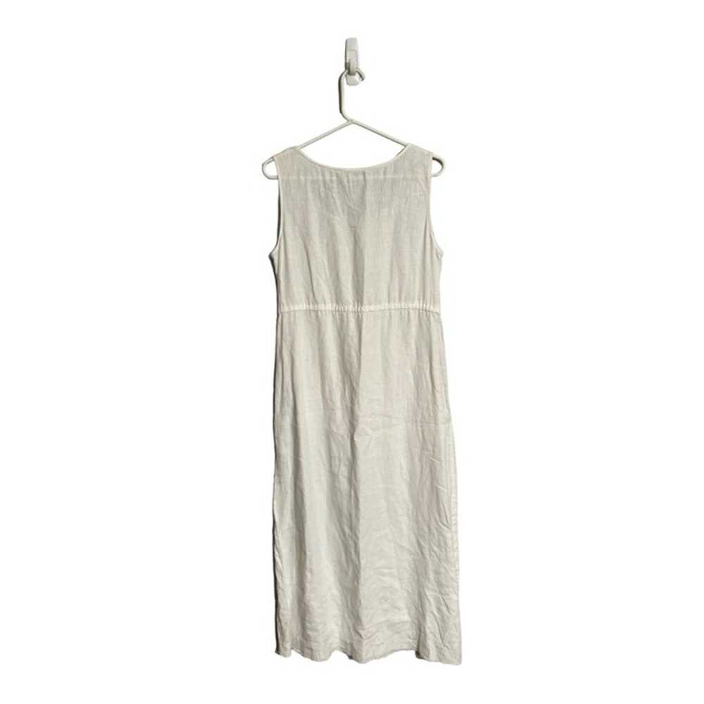 John paul richard maxi length linen shift dress s… - image 2