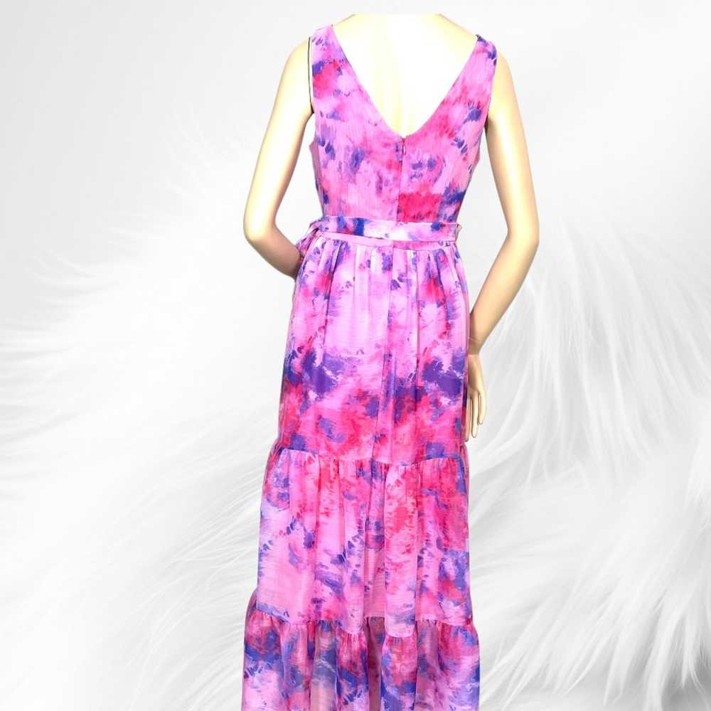 Like New DKNY Pink V-Neck Maxi Dress for women’s - image 4
