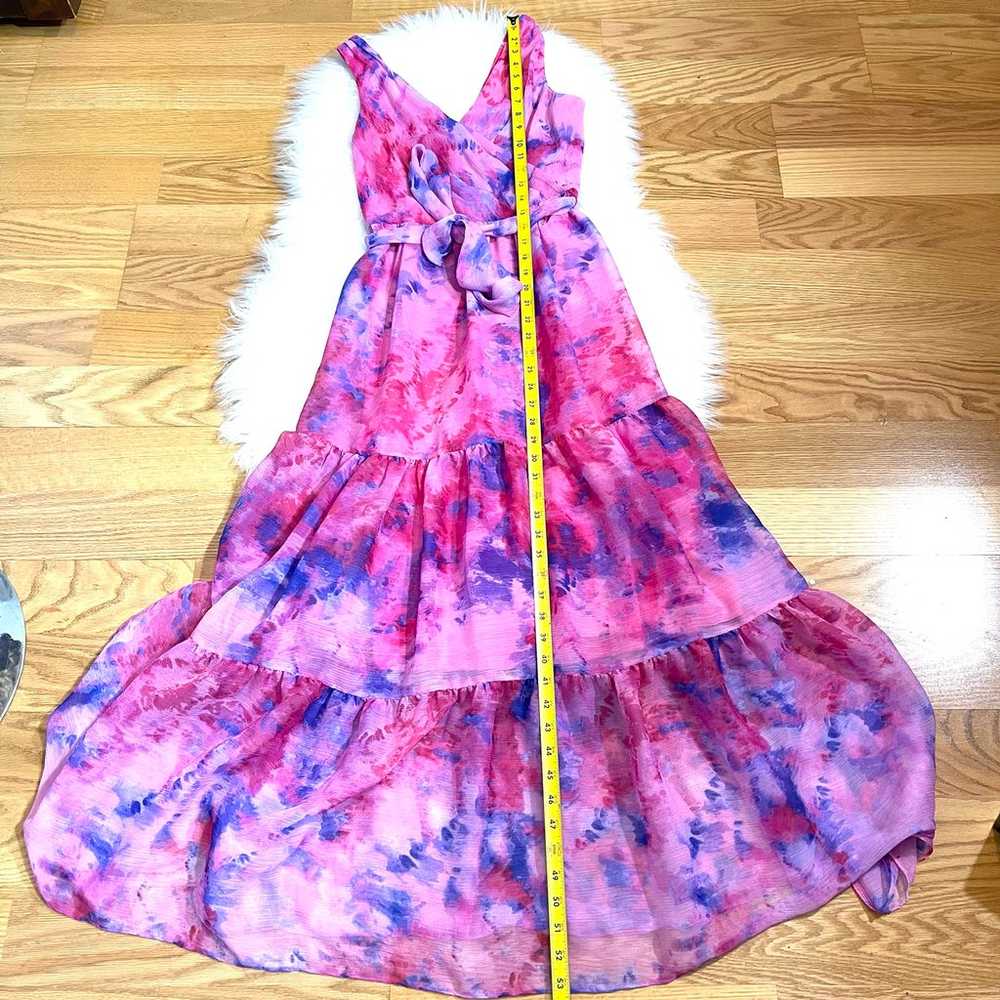Like New DKNY Pink V-Neck Maxi Dress for women’s - image 9