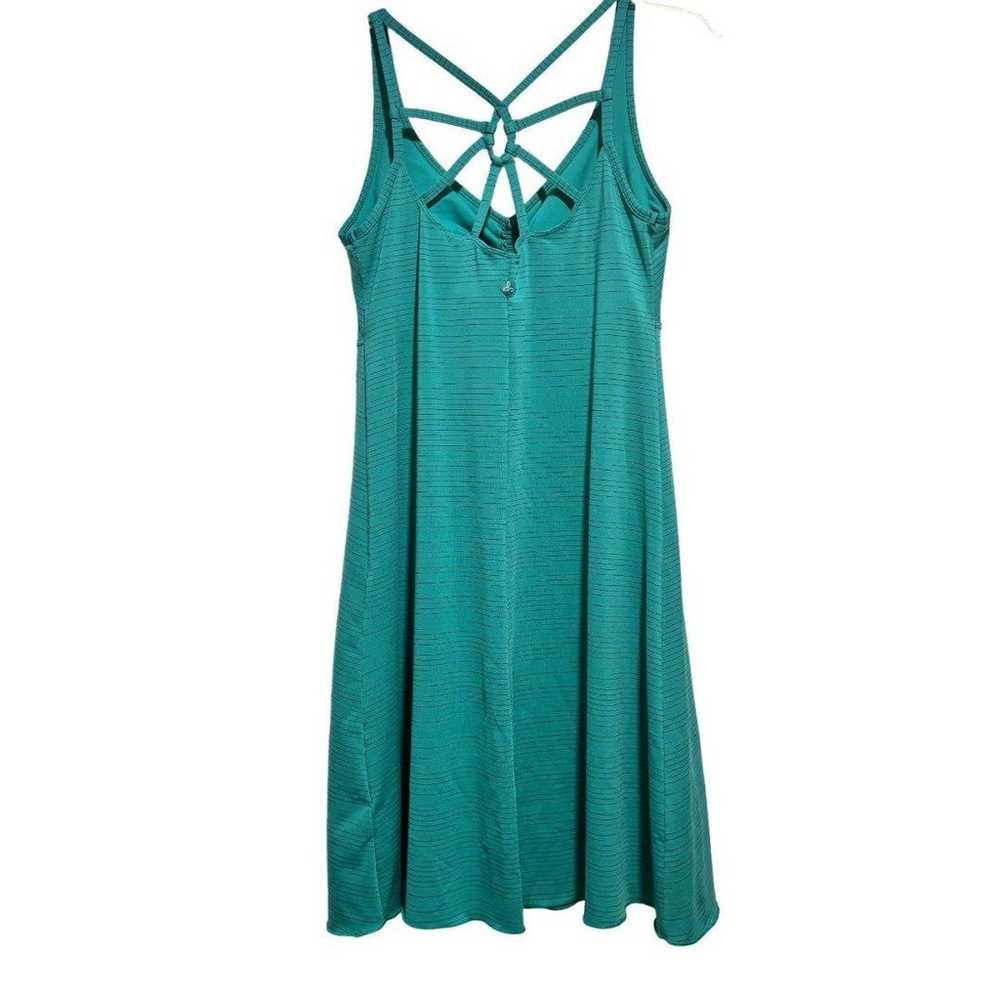 prAna Dreaming Dress Large Turquoise Blue Dragonf… - image 3