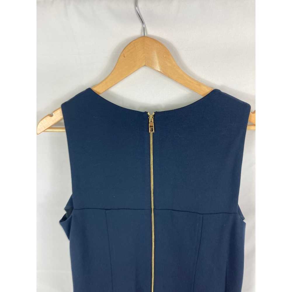 Vince Camuto Navy Stretch Sleeveless Dress Size 12 - image 5