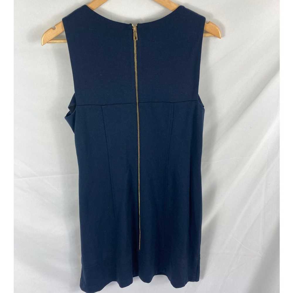 Vince Camuto Navy Stretch Sleeveless Dress Size 12 - image 6