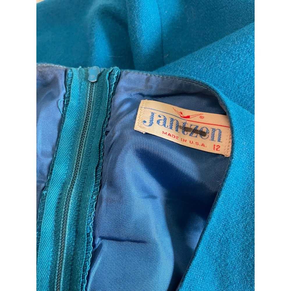 Vintage Jantzen Womens Sheath Midi Dress Size 12 … - image 4