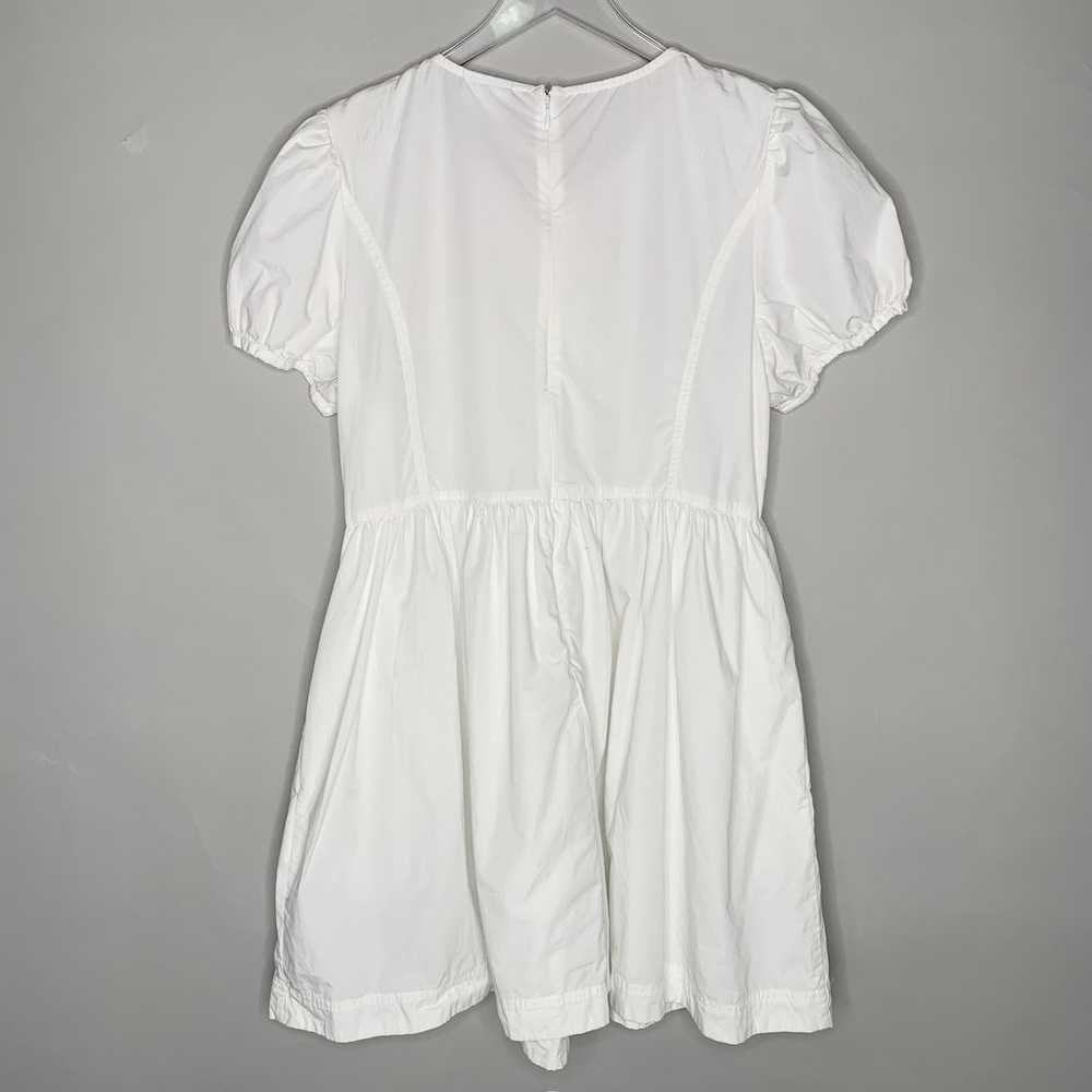 Sunday Best L White Duchess Poplin Dress Button U… - image 2