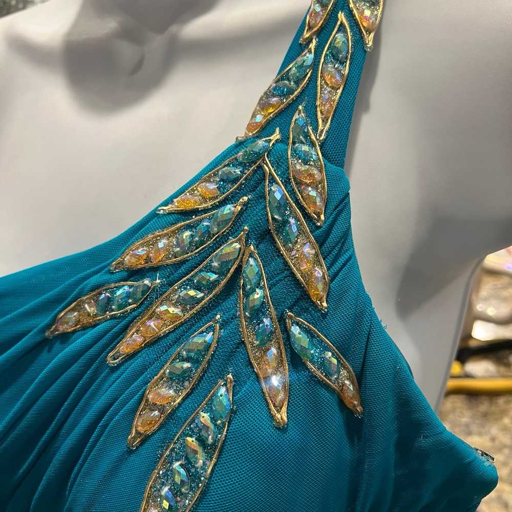 La Femme Turquoise Dress size 0 - image 11