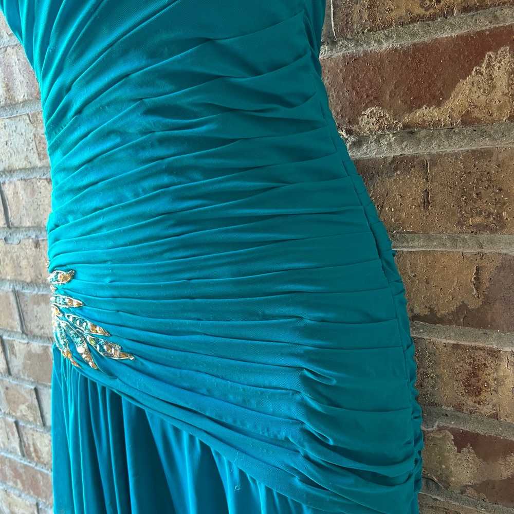 La Femme Turquoise Dress size 0 - image 5