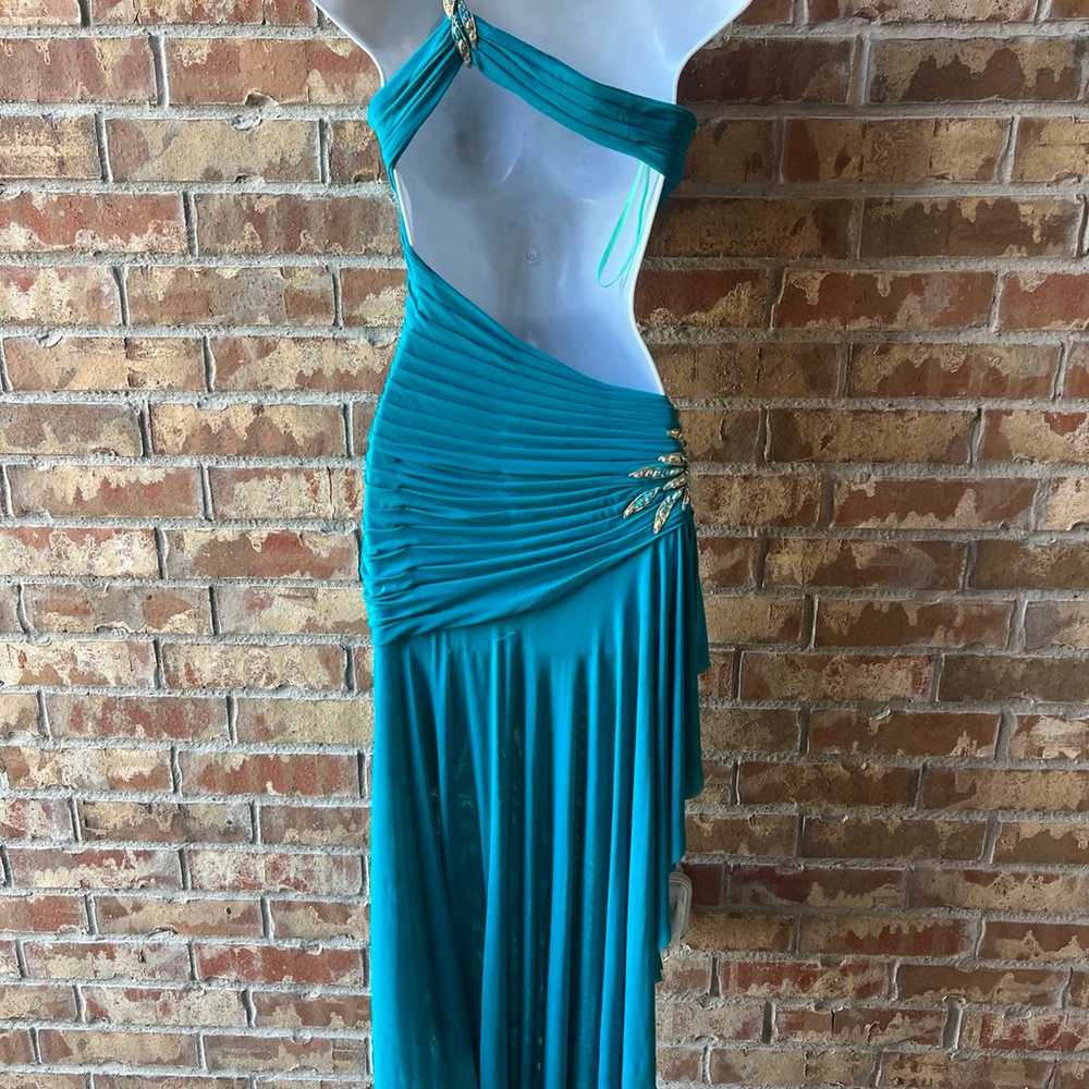 La Femme Turquoise Dress size 0 - image 6