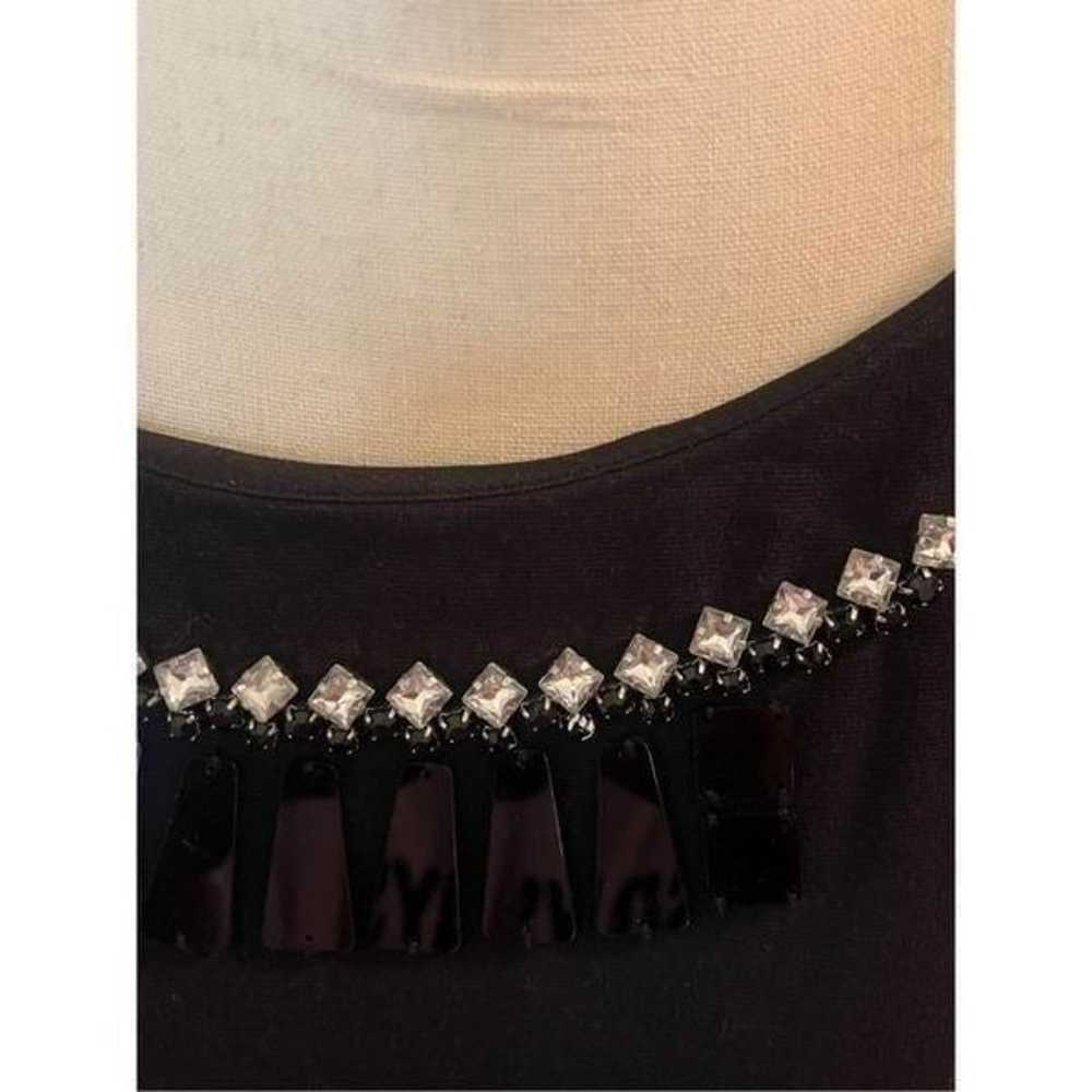 Worthington Black Embellished Bejeweled Party Coc… - image 5