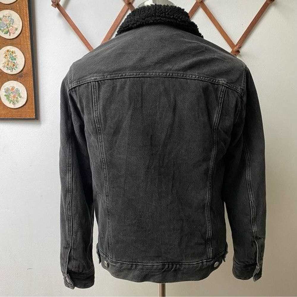 H&M Sherpa Lined Denim Trucker Jacket - image 8