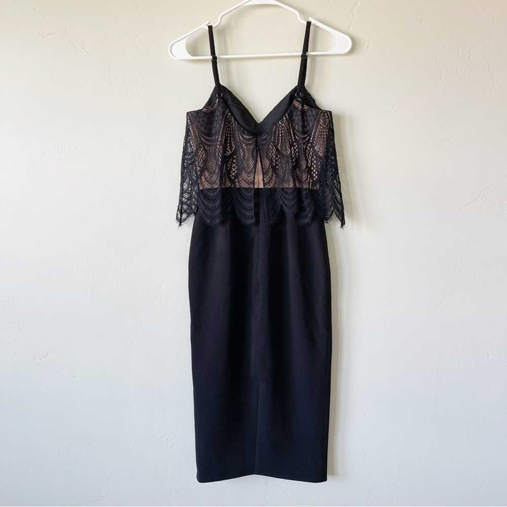 DRESS THE POPULATION Paula Lace Overlay Dress XS … - image 7