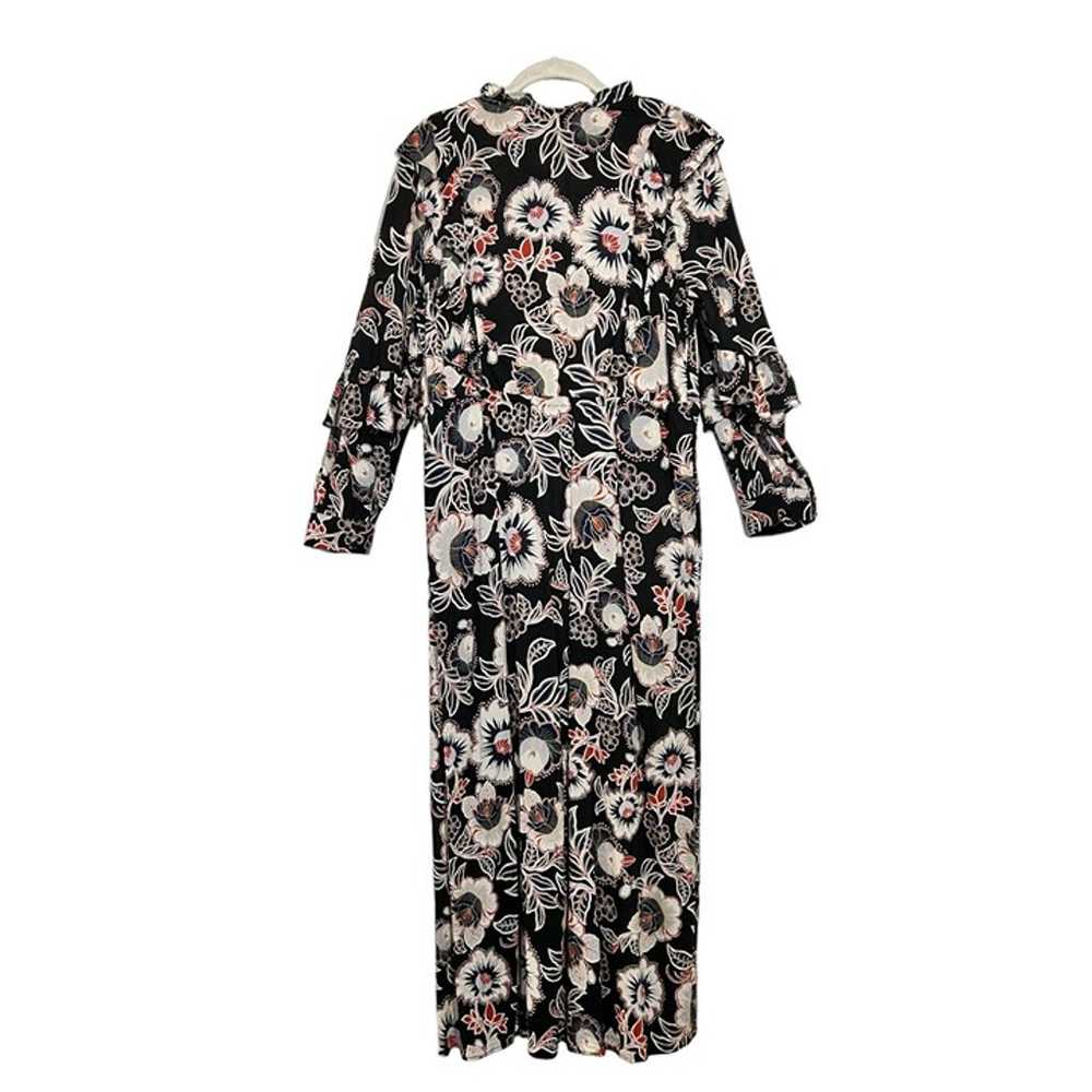 Who What Wear Long Sleeve Batik Floral Maxi Dress… - image 4