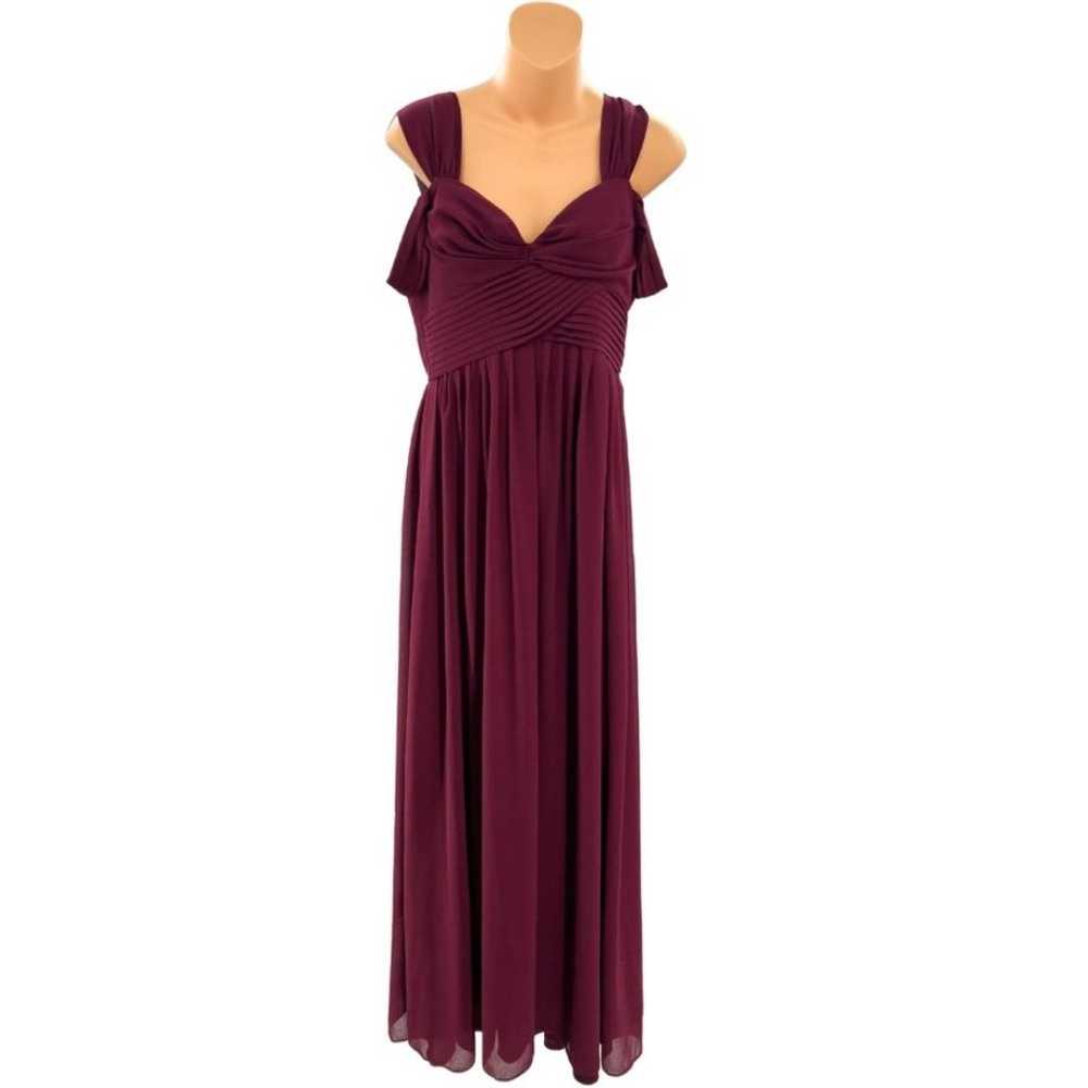 Make me move burgundy Lulu’s maxi dress formal we… - image 2