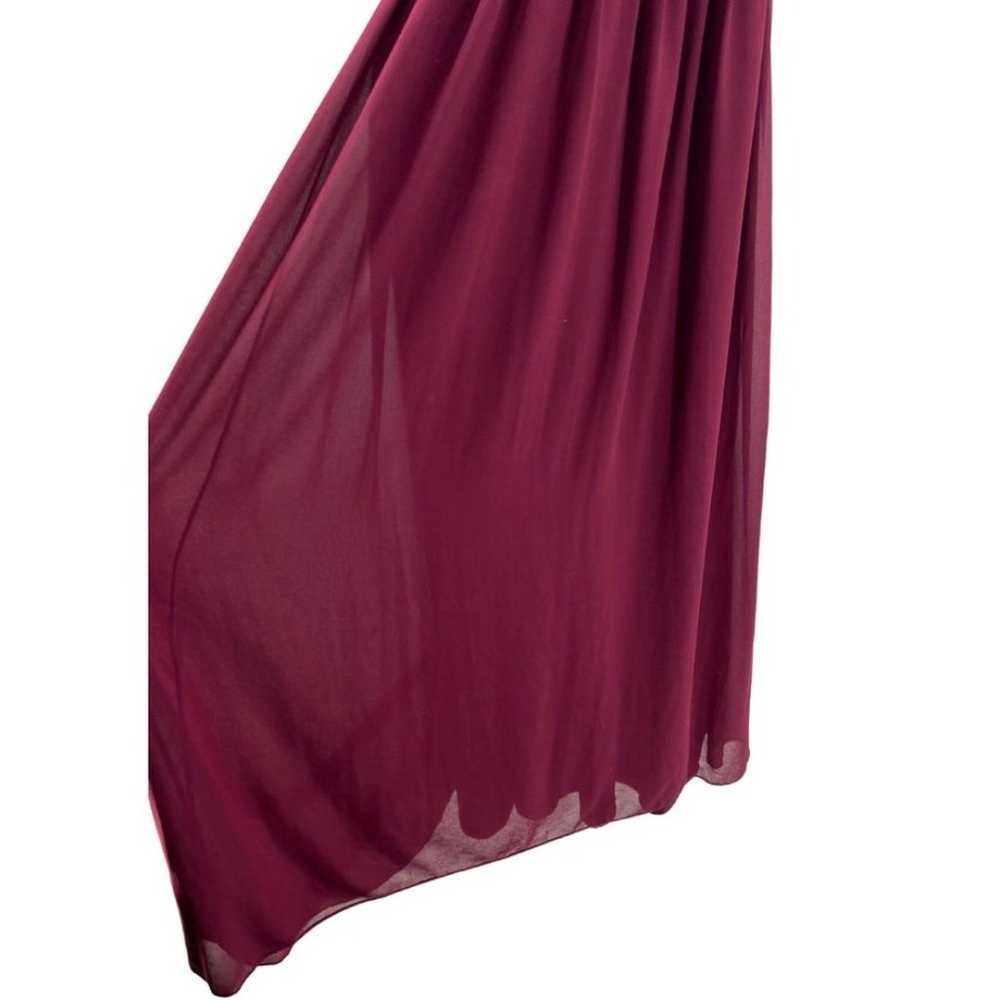 Make me move burgundy Lulu’s maxi dress formal we… - image 4