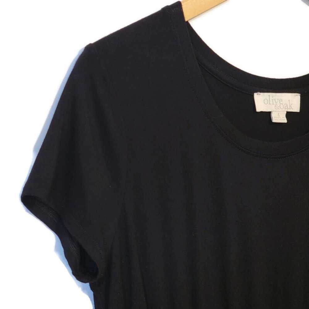 Olive & Oak Scoop Neck Short Sleeve Black Jersey … - image 4
