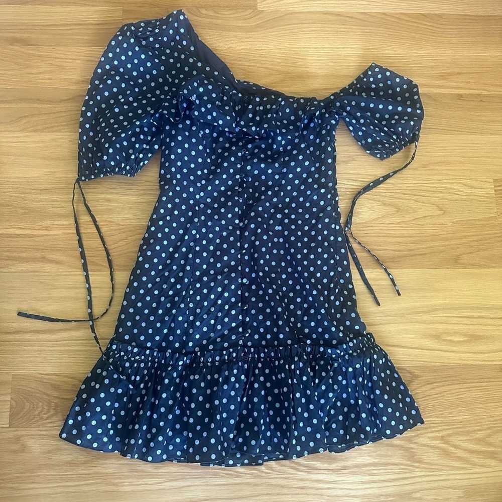 Majorelle Revolve Sonia Mini Dress In Blue Dot Si… - image 3
