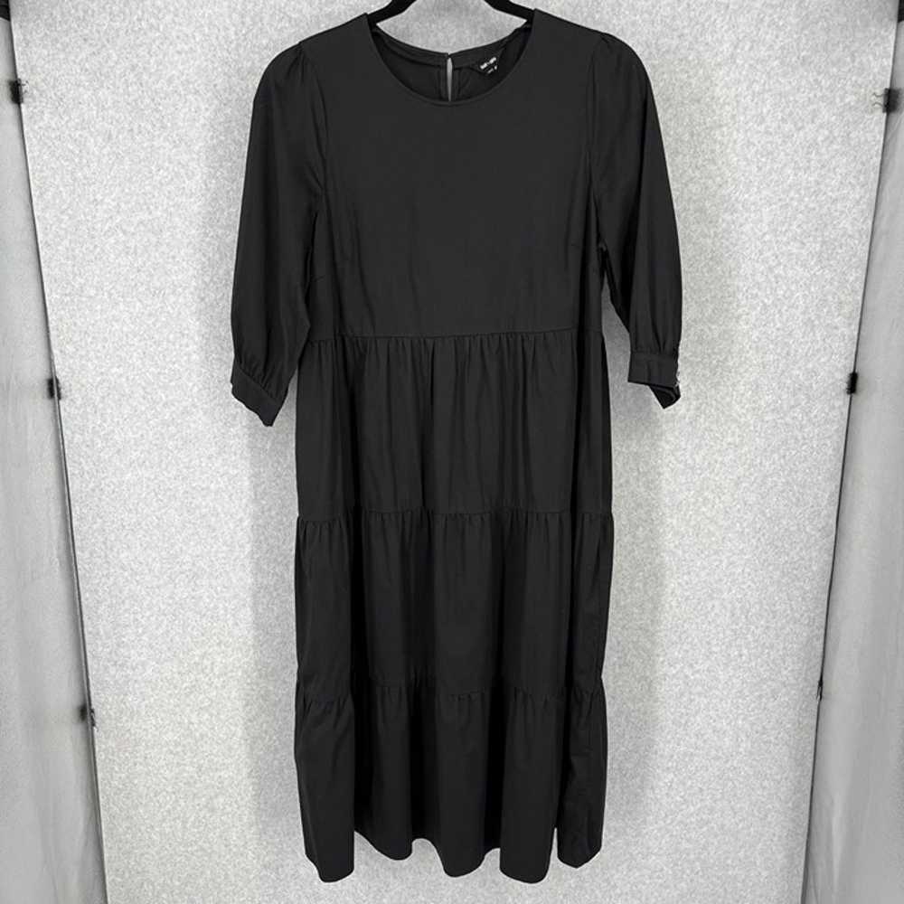 Saint and Sofia Tiered Midi Maxi Dress Size 14 Bl… - image 1